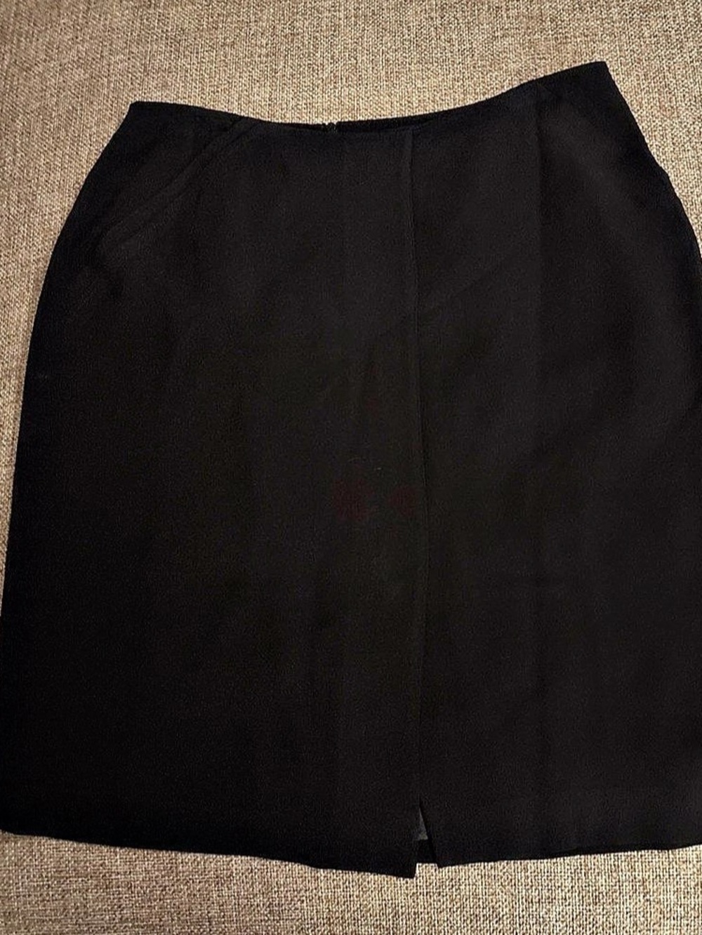 Vintage Giorgio Armani Le Collezioni Black Acetate-Silk Blend Skirt - Italy